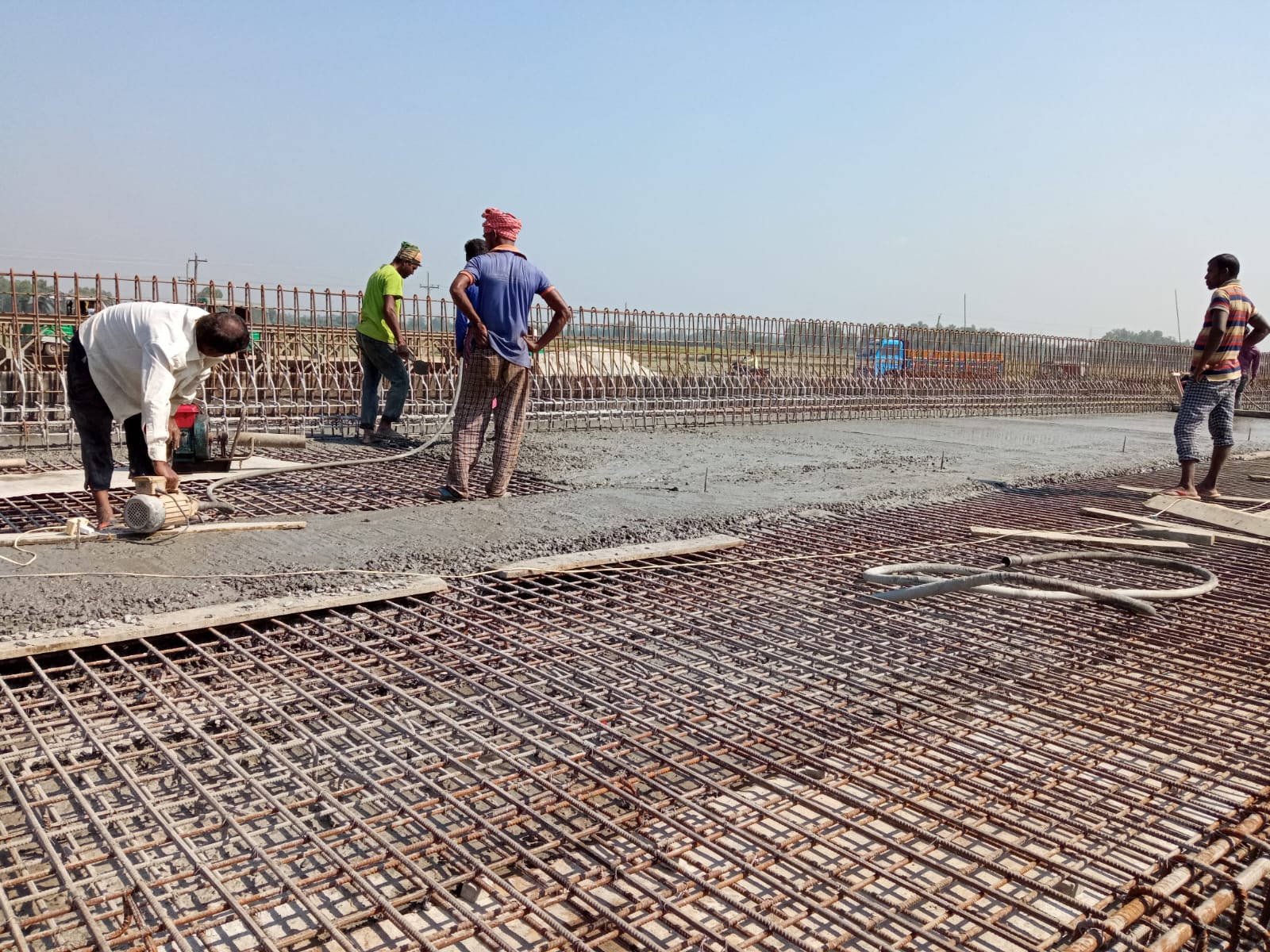 Boualkandi Bridge Construction Work