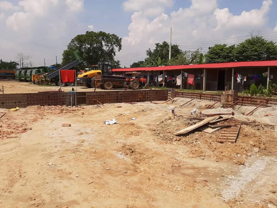 Western Auto Block Shade Construction Work